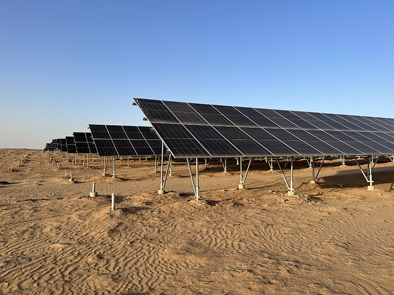 Ground Screw in Off-grid Solar System Installation Client in 2021
