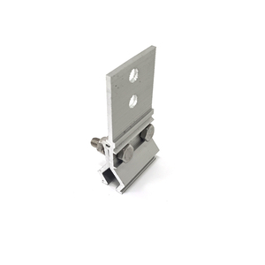Adjustable Custom Solar Roof Mounting System Aluminum Kliplok Clamp Kits