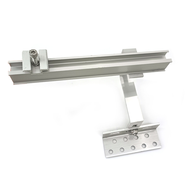 Adjustable Solar Flat Mounting Installation Aluminum Tile Roof Hook Solar Panel Roof Mounting Bracket