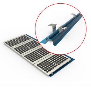  Trapezoidal Metal Roof Standing Seam Metal Roof Solar Mounting Support System