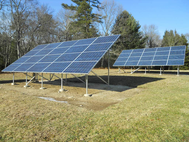 C Steel Channel in Solar Power Plant Construction Client in 2023