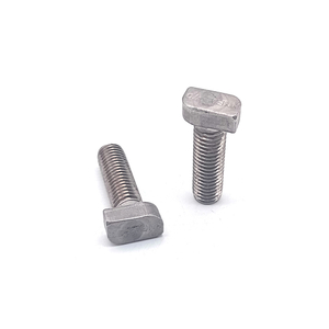 A2-70 الفولاذ المقاوم للصدأ 316 304 T فتحة على شكل المسار الترباس لنظام تركيب الطاقة الشمسية T Bolt