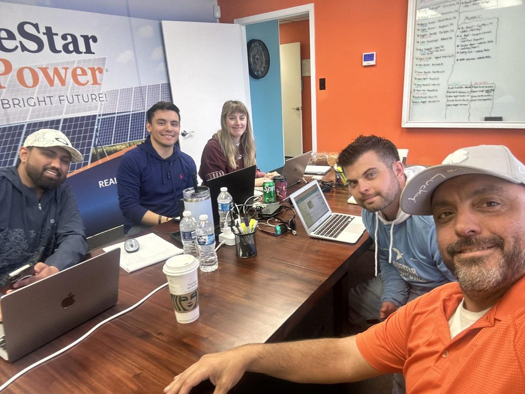 LoneStary SkyPower solar team